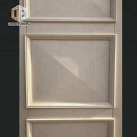 wood veneer MDF board flat panel dressing study room door cheap wooden interior doorsby Doorwin - Doorwin Group Windows & Doors