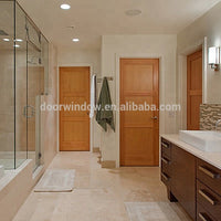 wood veneer MDF board flat panel dressing study room door cheap wooden interior doorsby Doorwin - Doorwin Group Windows & Doors