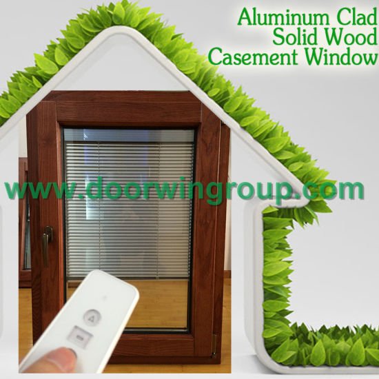 Wood Window with Aluminum Cladding, Standard European Style Aluminum Wood Window with Ce Certification - China Window, Aluminum Window - Doorwin Group Windows & Doors