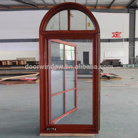 wooden aluminum arched shaped round window for sale by Doorwin - Doorwin Group Windows & Doors