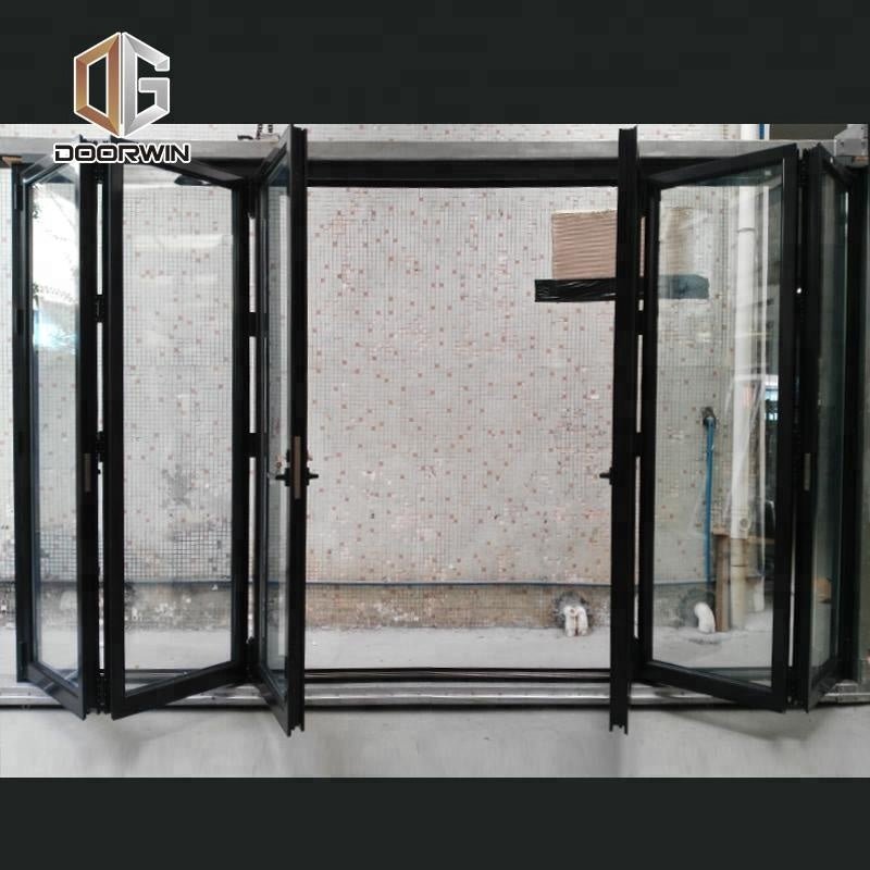Wooden color fold door wholesale doors usa approved aluminium casement by Doorwin on Alibaba - Doorwin Group Windows & Doors