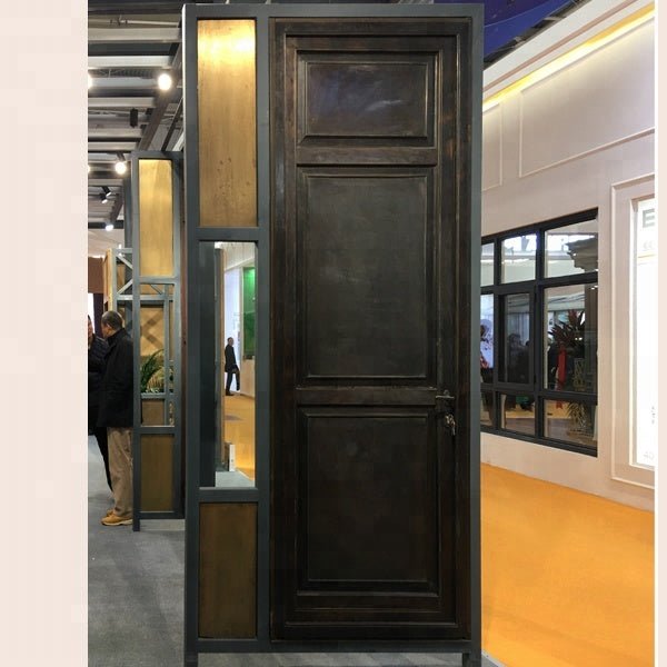 Wooden single main door design steel main door designs front by Doorwin on Alibaba - Doorwin Group Windows & Doors